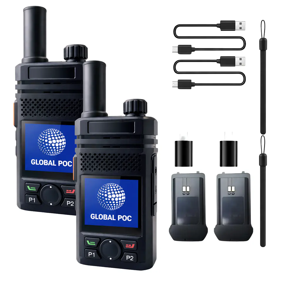2 Radios Global POC K36 4g Licencia 1