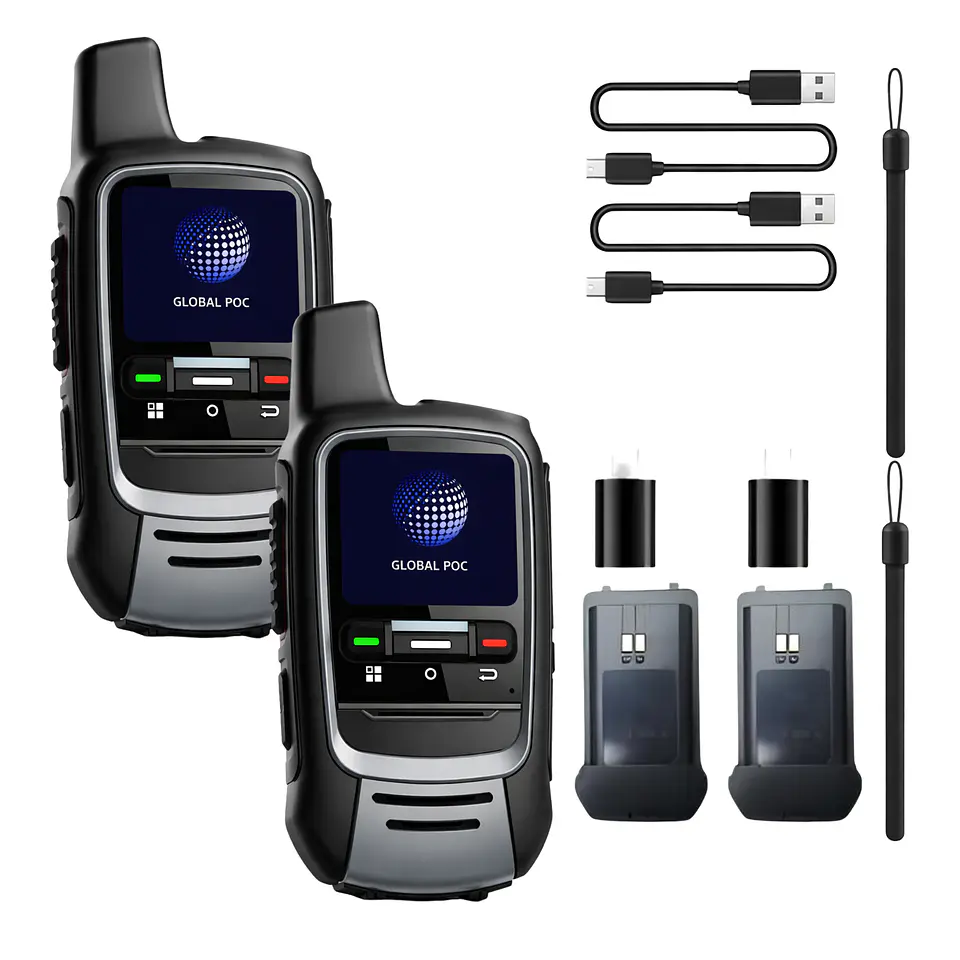 2 Radios Global POC GP300  4g  Licencia 1
