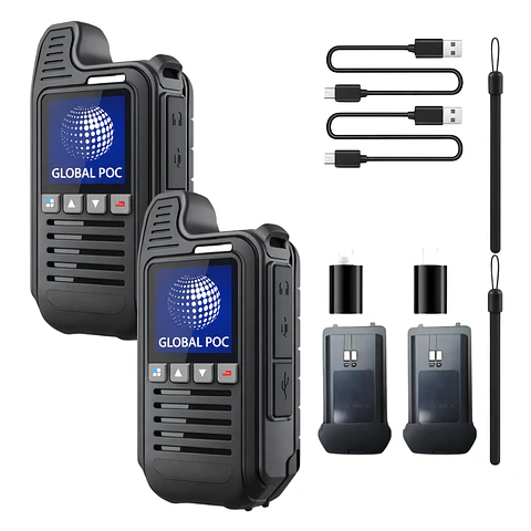 2 Radios Global POC GP68 4g  Licencia