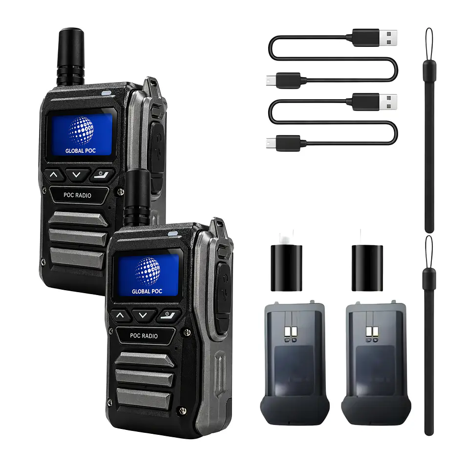 2 Radios Global POC GP79 4g  Licencia 1