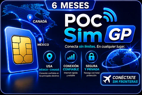 POC SIM GP 6 MESES Para Radios Poc
