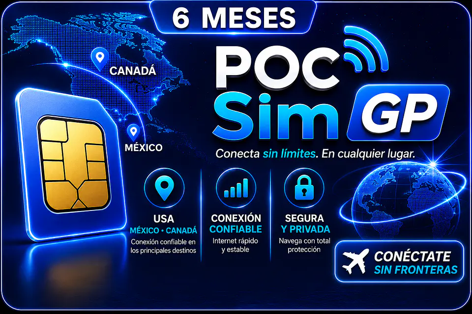 POC SIM GP 6 MESES Para Radios Poc 1