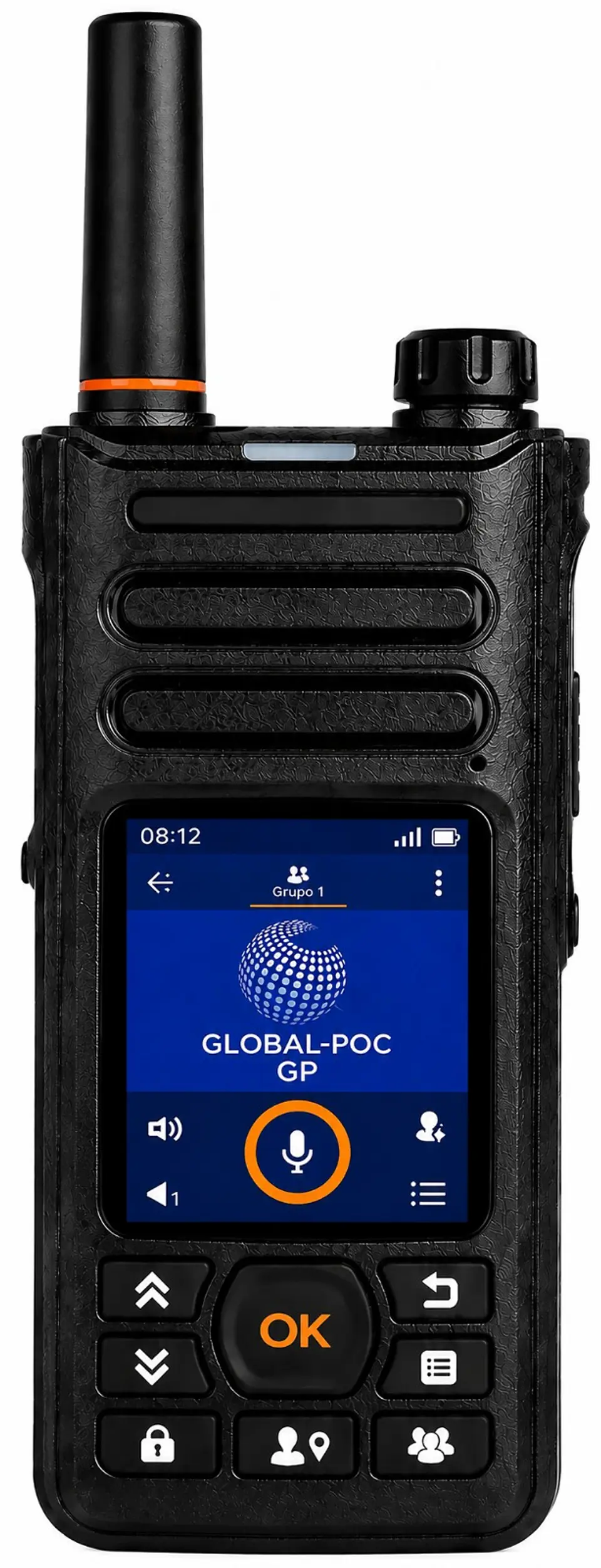 2 Radios Global POC ORANGE PLUS 4g  1 mes de datos 4