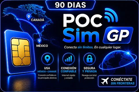 POC SIM 90 dias Para Radios Poc