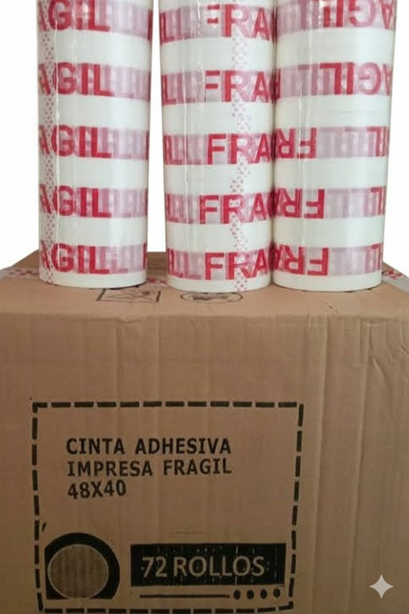 Cinta fragil 48x40m