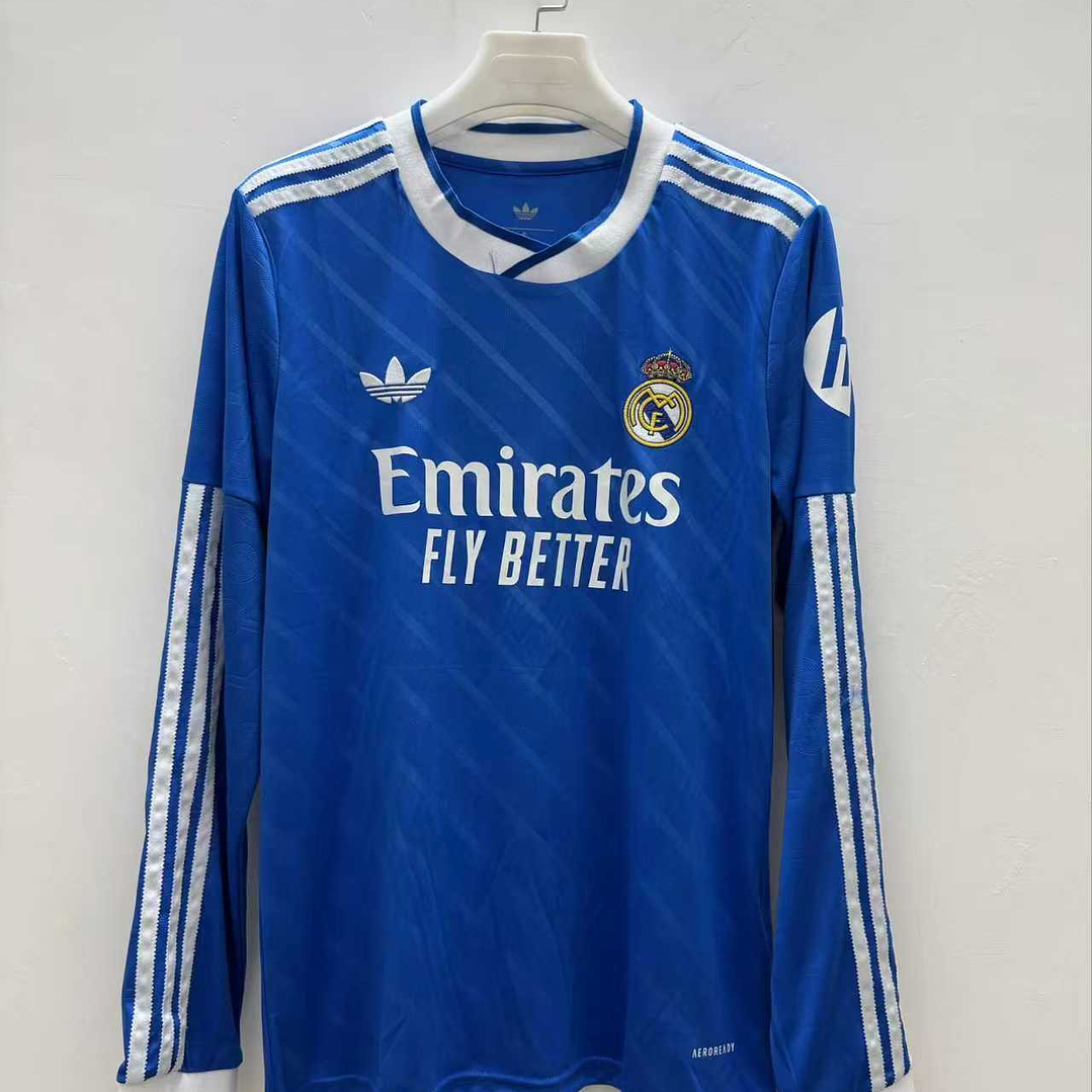 Fan: 25-26  Real Madrid Third Stadium Long-Sleeve 1