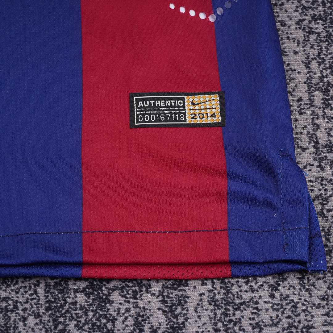Retro Kids: 14-15 Futbol Club Barcelona Home Long-Sleeve 5