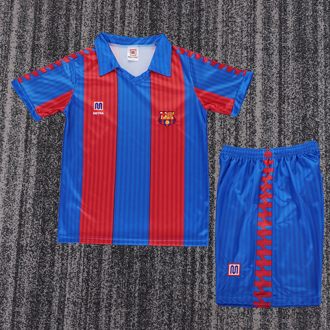 Retro Kids: 89-92 Futbol Club Barcelona Home 1