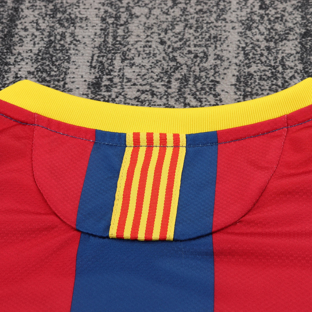 Retro Kids: 10-11 Futbol Club Barcelona Home Long-Sleeve 7