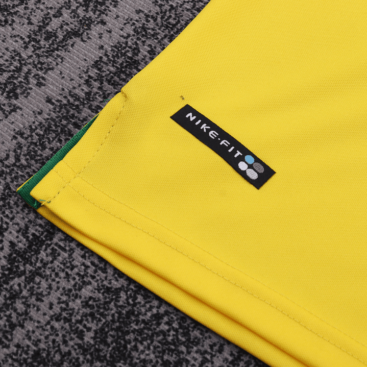 Retro Kids: 1998 Brazil Home Long-Sleeve  12