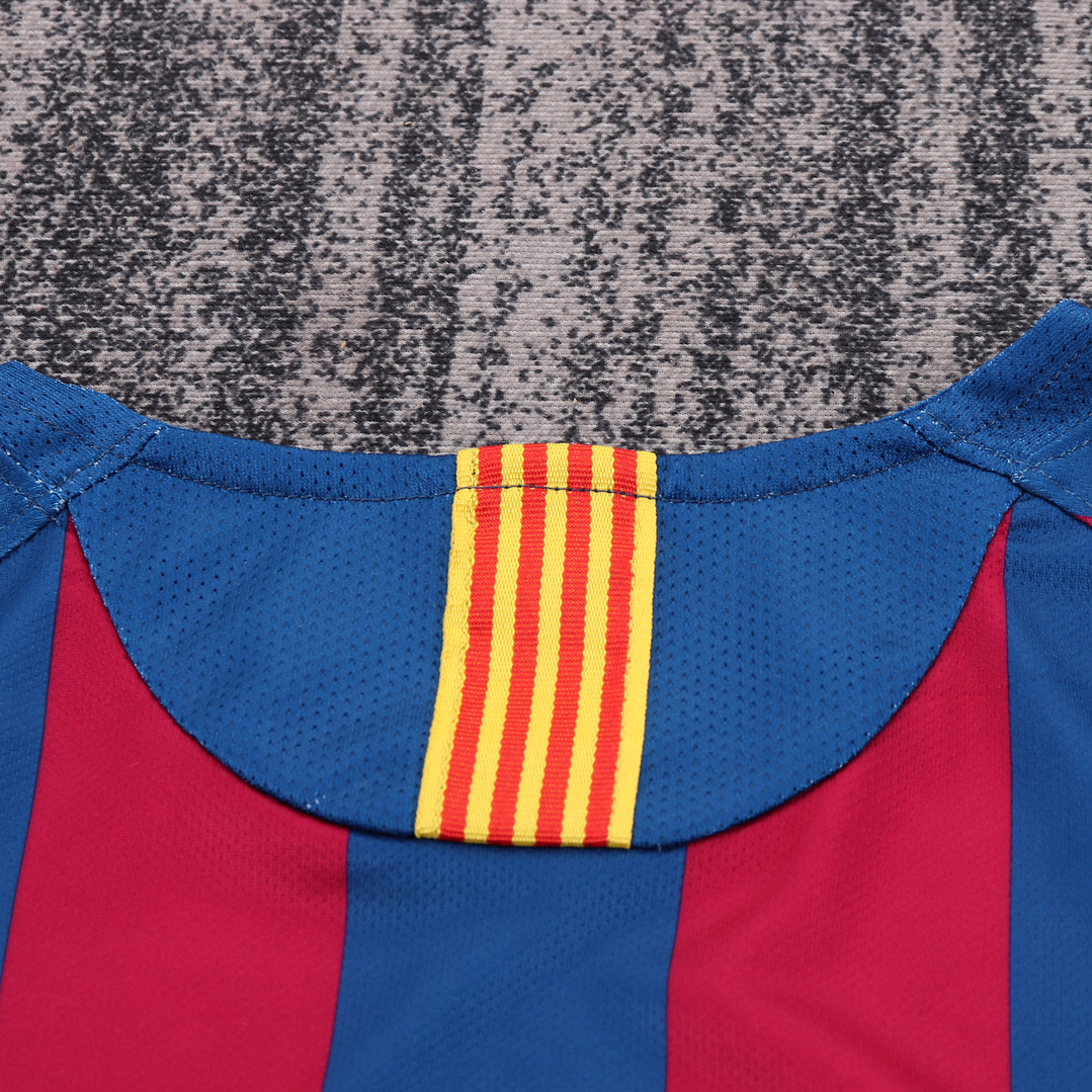Retro Kids: 05-06 Futbol Club Barcelona Home Long-Sleeve  11