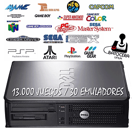 Computador Batocera 13000 juegos 35 emuladores