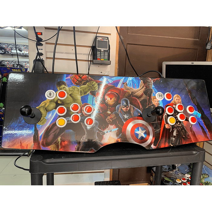 Tablero Arcade Avengers 64Gb 10.500 + 150 PS1 en 30 Emuladores 2