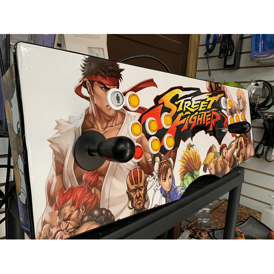 Tablero Arcade Street Fighter 32Gb 10.000 juegos + 35 PS1 en 28 consolas