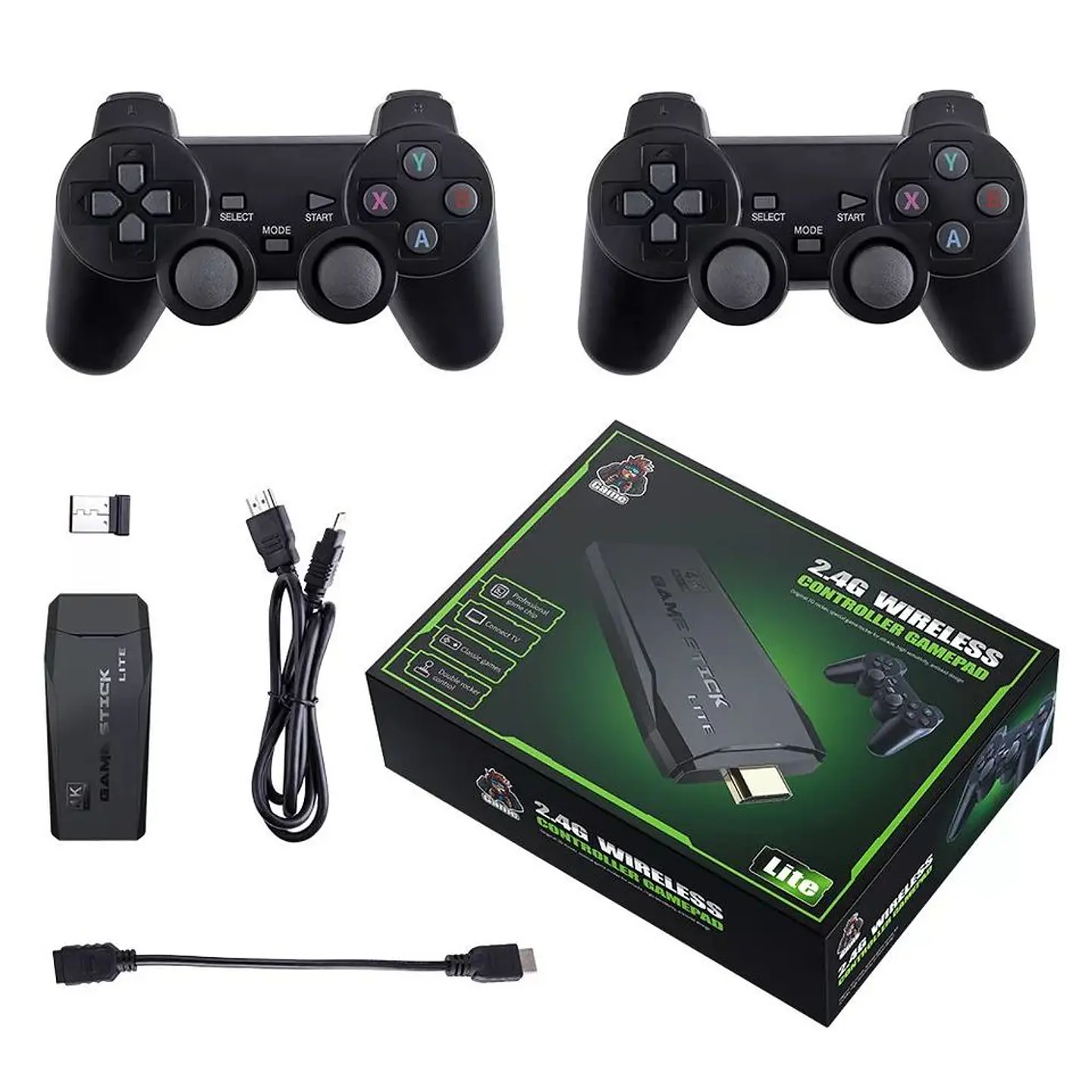 Mini Consola Stick Lite 64Gb Hdmi 14.000 Juegos 2