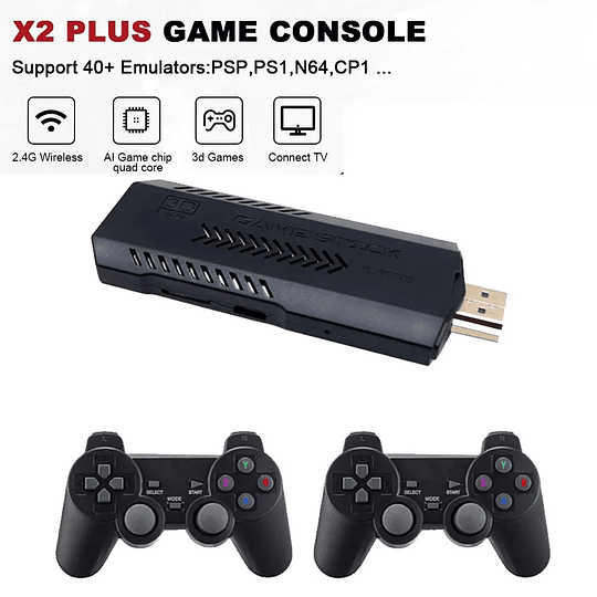 Mini Consola Stick Emuelec 3D 64Gb Hdmi 20.000 Juegos