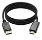 Cable Dp A Hdmi Displayport (origen) A Hdmi (destino) 1.8m - Miniatura 6