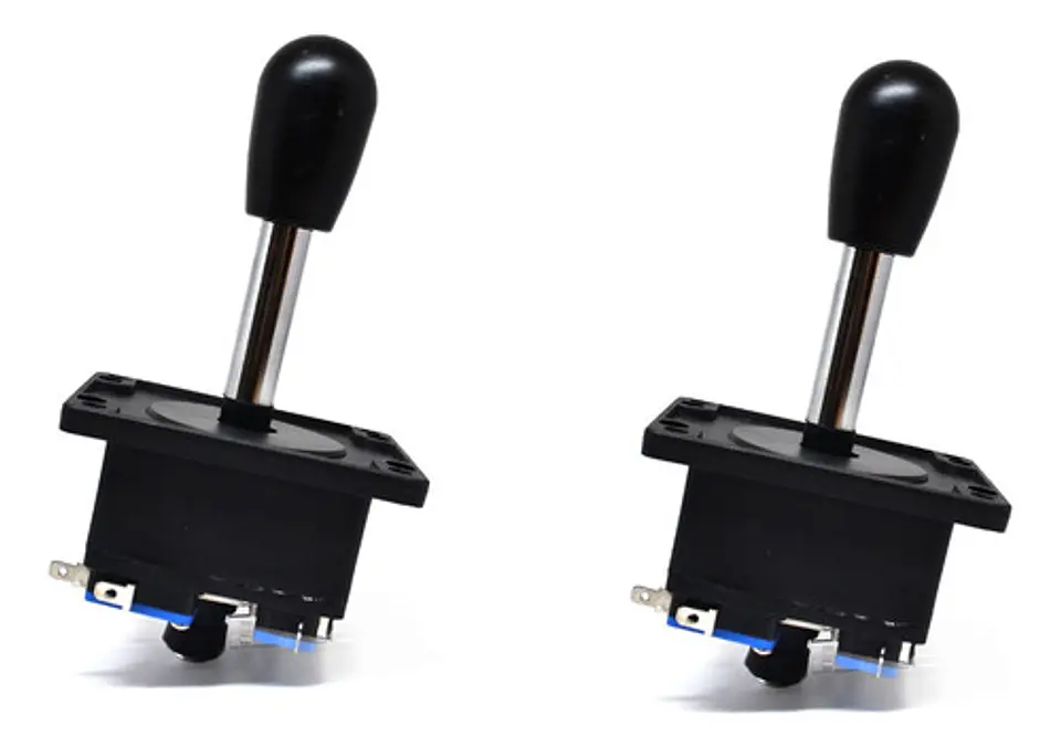 * Set 2 Palancas Negras Arcade Tipo Bate 1