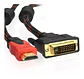 * Cable 2m Conexion Hdmi A Dvi 24+1 / Hdtv V1.4 - Miniatura 3