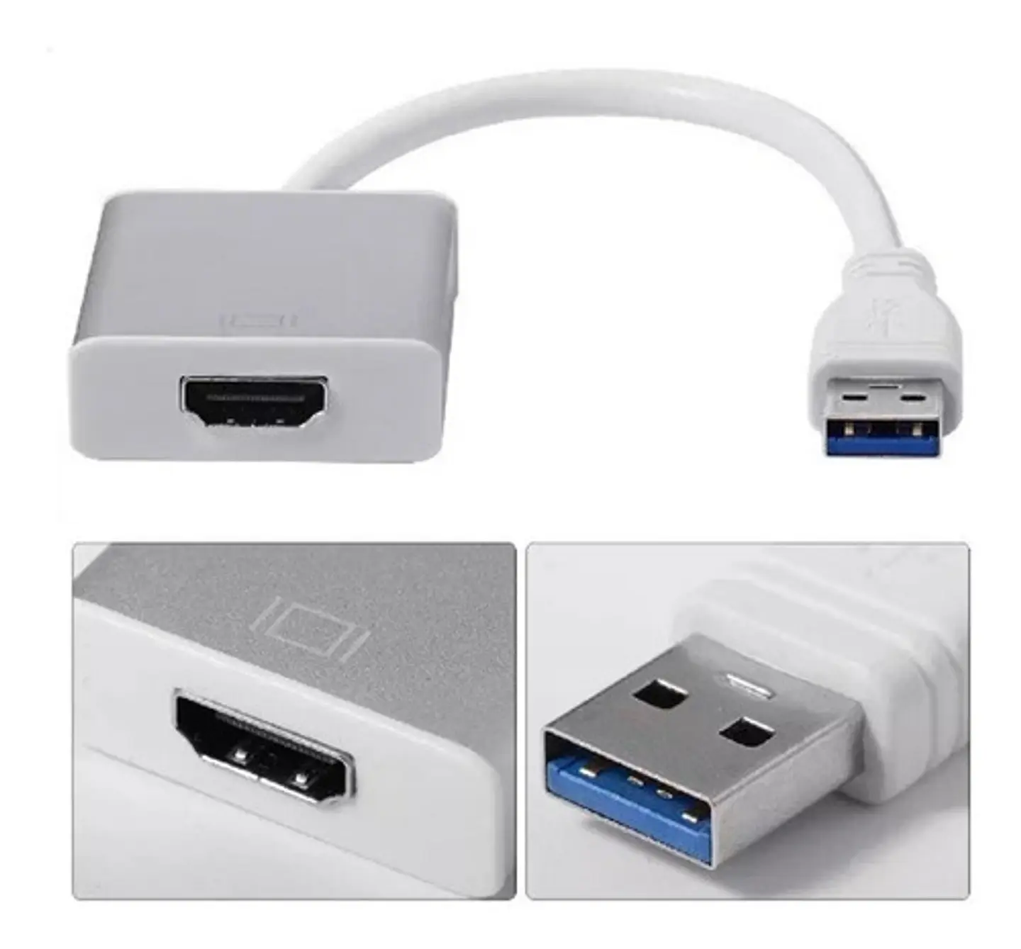 Adaptador Convertidor Usb 3.0 A Hdmi Full Hd Para Windows 5