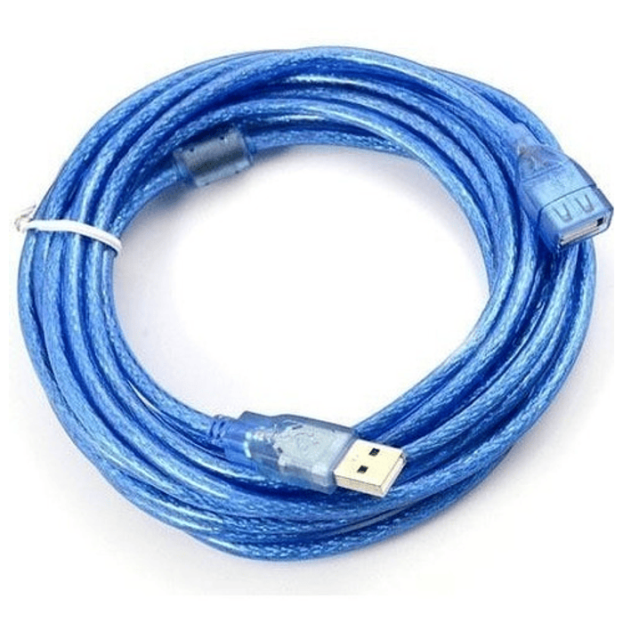 * Cable Usb 2.0 Extension 5 Metros Con Filtro 5m 2