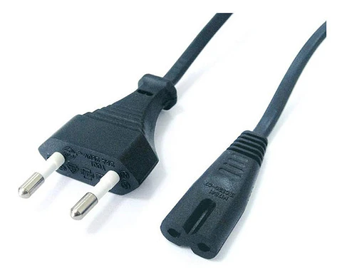 * Cable Poder Tipo 8 Para Radio Equipos Musica Tv