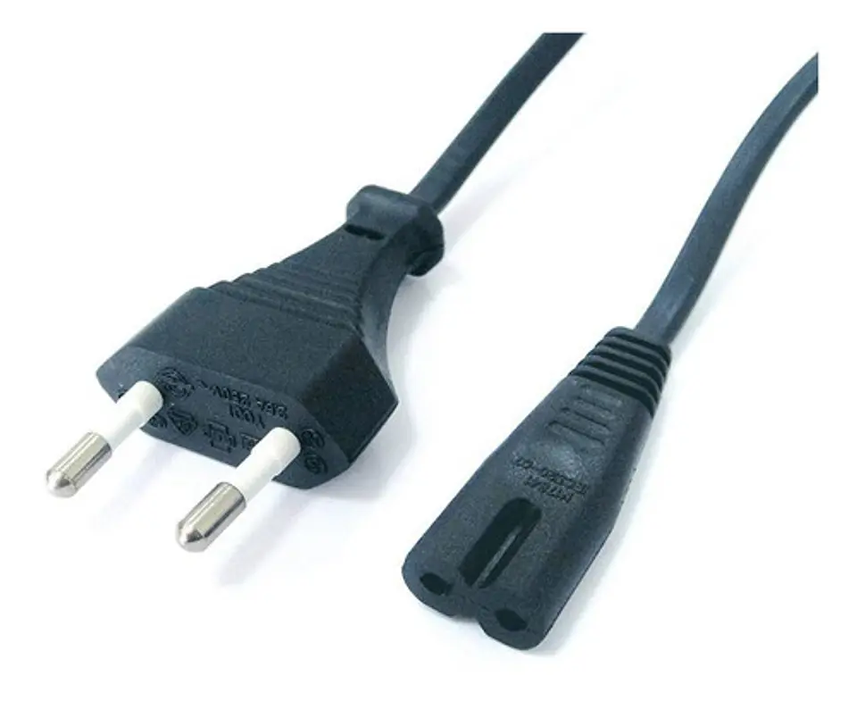 * Cable Poder Tipo 8 Para Radio Equipos Musica Tv 1