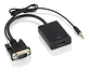 Conversor Vga A Hdmi Con Audio (adaptador Analogo A Digital)  - Miniatura 1