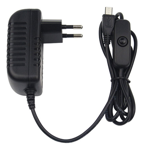 Cargador Para Raspberry Pi 3b+ 5v 3a Microusb Con Interruptor