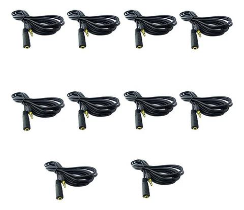 Pack X10 Cables Audio Extension 3.5 / 1.3 Metros