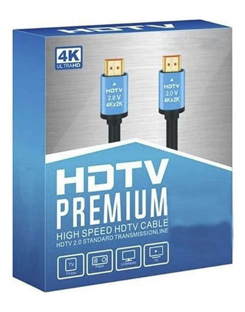 * Cable Hdmi V2.0 4k 5m Full Hd 1080p Blindado Cobre