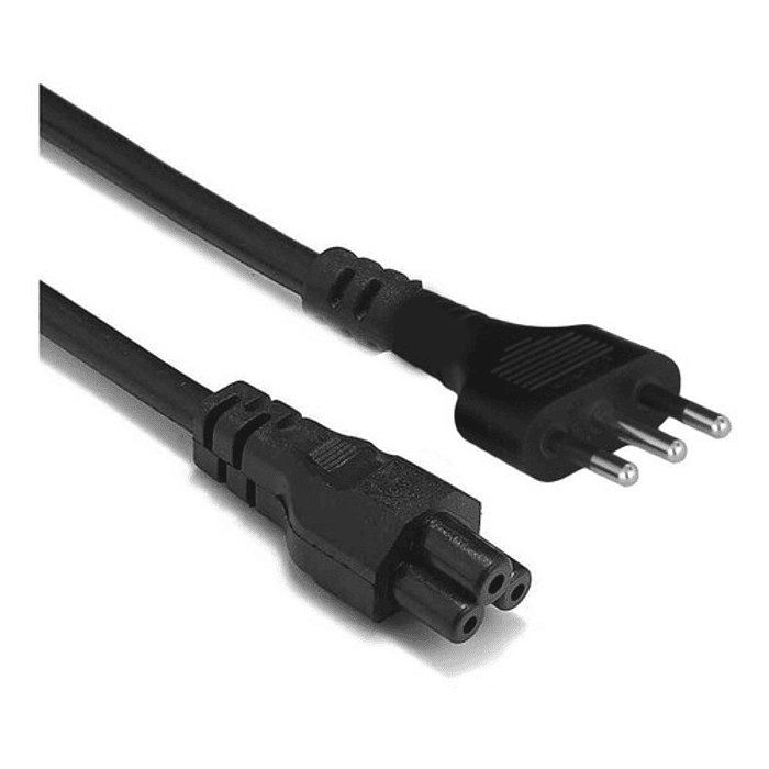 * Cable Poder Trebol Para Cargadores De Notebook 2