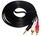 * Cable Auxiliar 3m Stereo A Rca Audio 3.5 / Ulink / 3 Metros - Miniatura 1