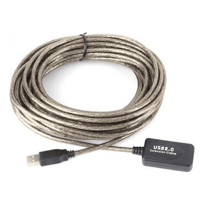 Cable Alargador Extensor Usb Activo 10 Metros Color Negro 5