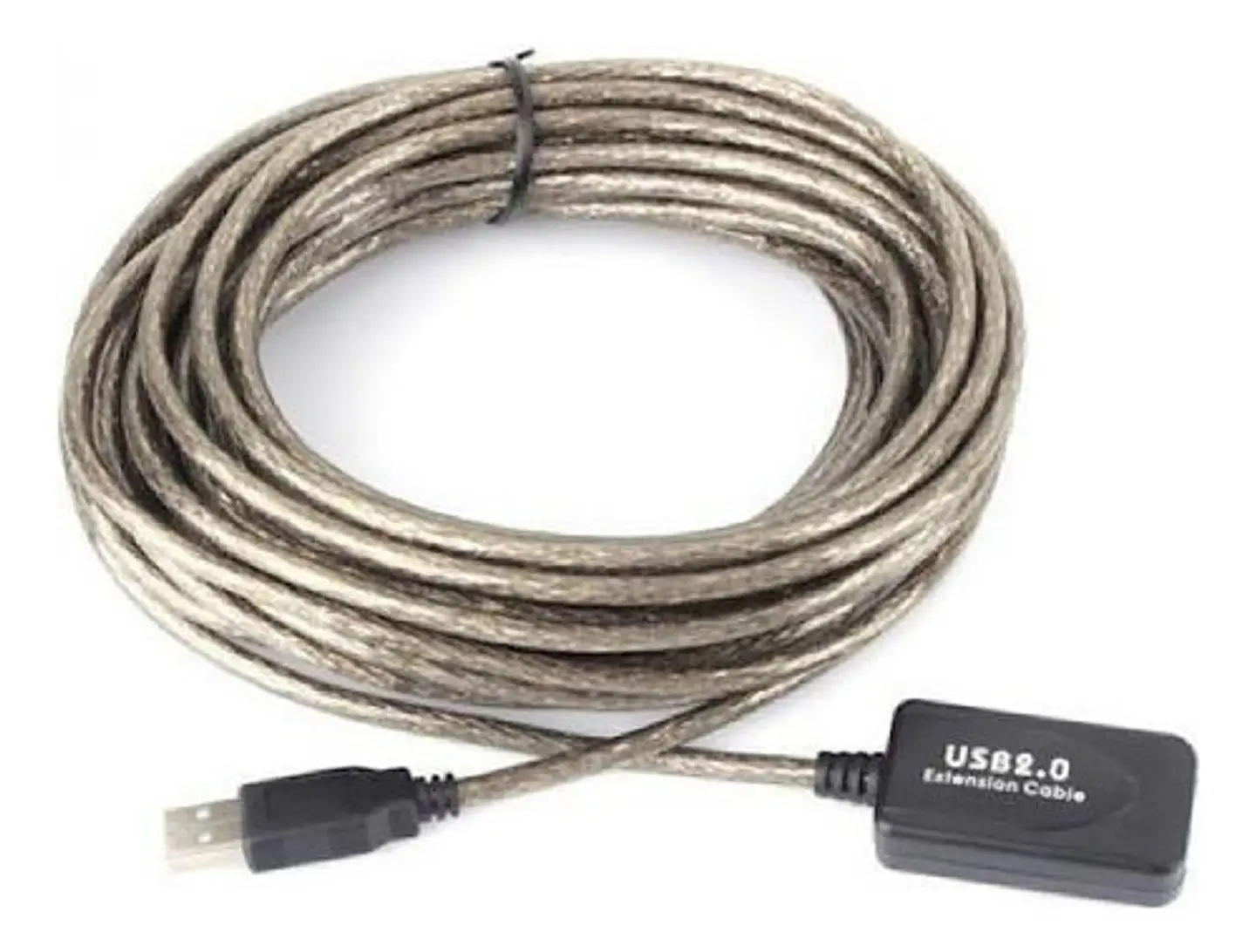 Cable Alargador Extensor Usb Activo 10 Metros Color Negro 6