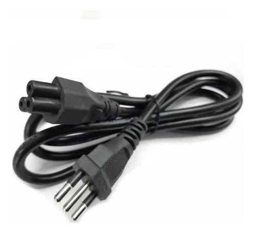 CABLE PODER TREBOL 1.8MTS P/NOTEBOOK BLACK