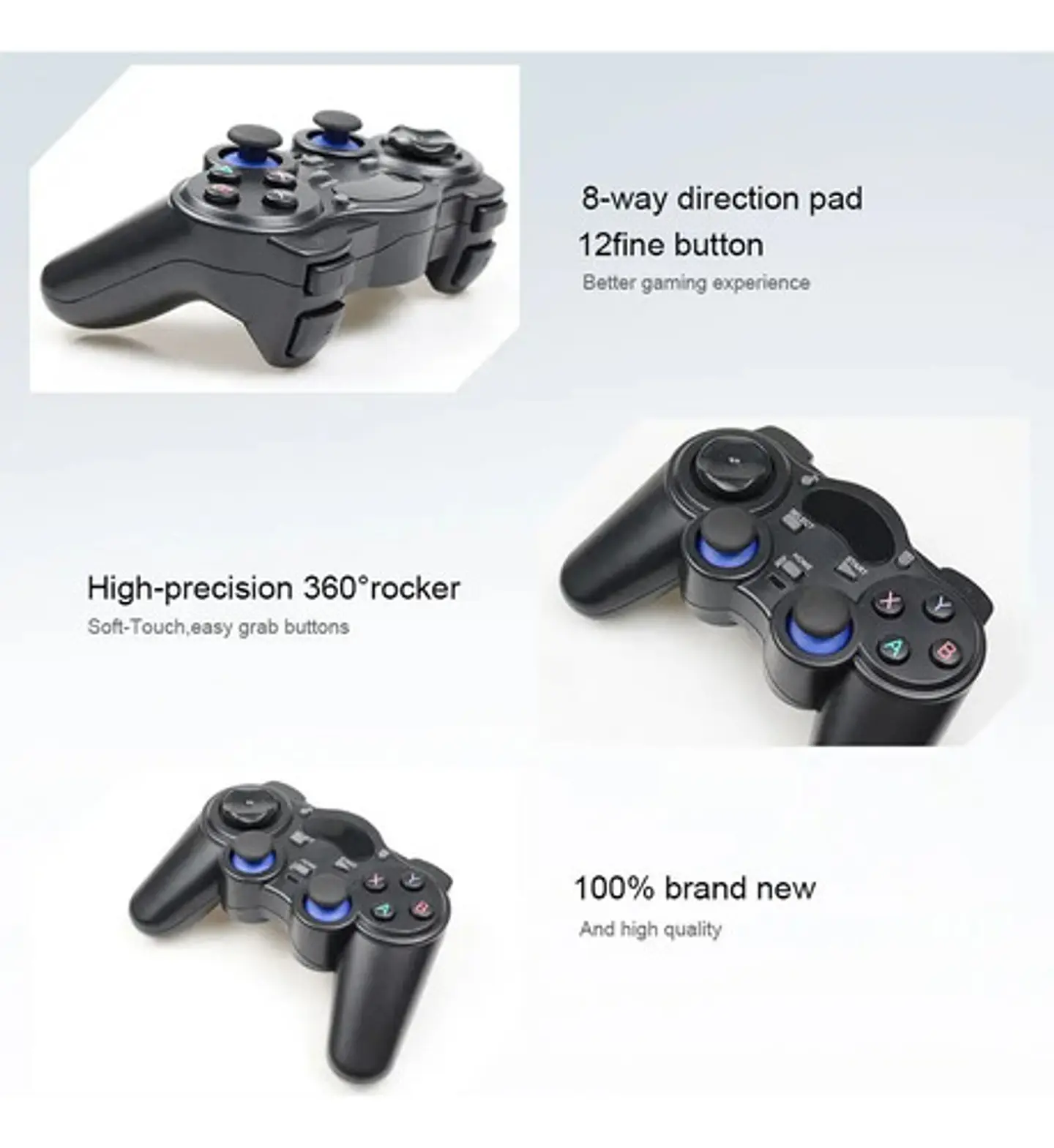 Joystick Control Inalámbrico Pc Usb Ps3 Tvbox Emuelec 4