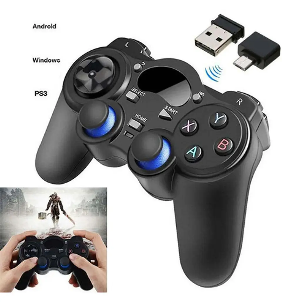 Joystick Control Inalámbrico Pc Usb Ps3 Tvbox Emuelec 5