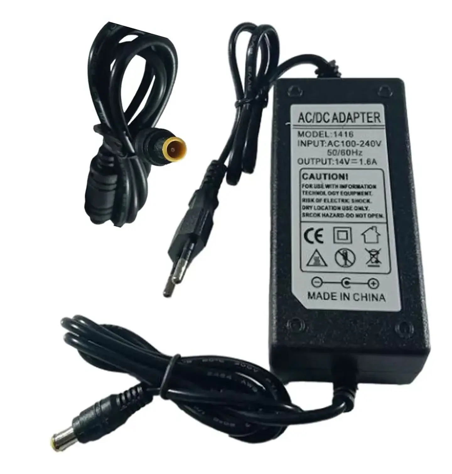 * Cargador de Monitor 14v 1.6a Pin Central para Samsung LG  2