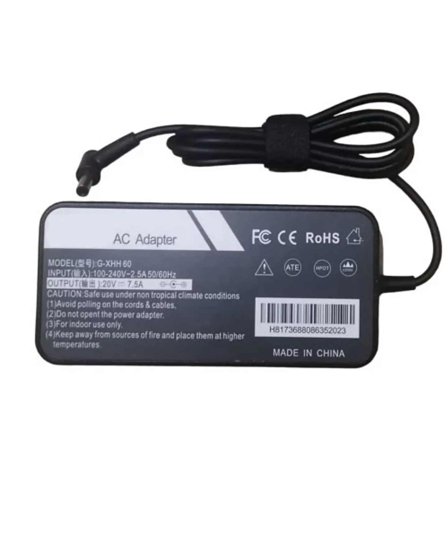 * Cargador Para Asus Gaming Tuf / Fx 20v-7.5a 150w 6.0x3.7mm 4