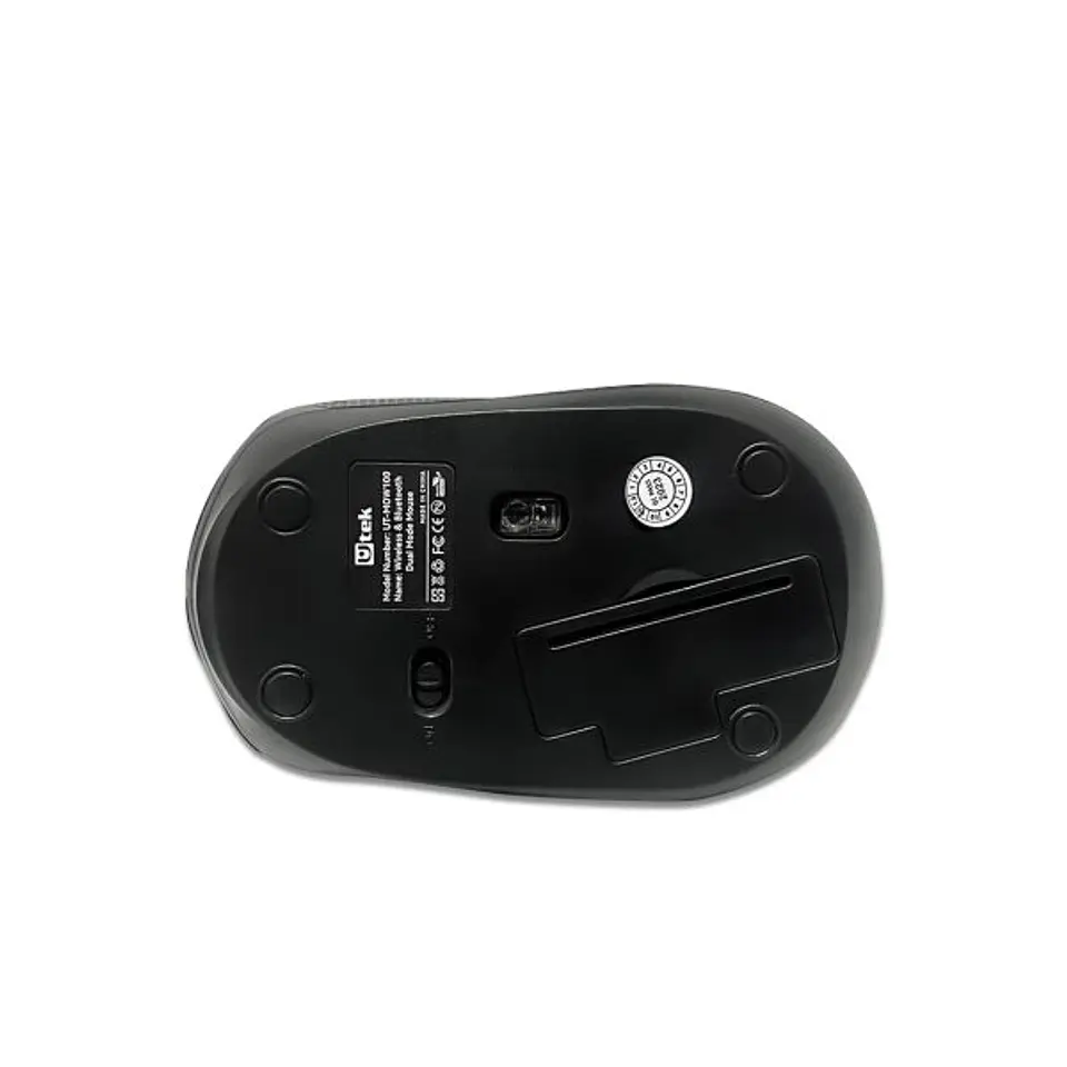 Mouse Inalámbrico Bluetooth UTEK 2,4Ghz, 1600dpi 4