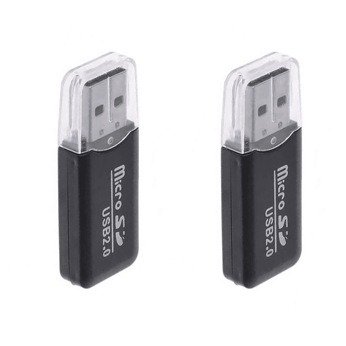 PACK 2 Lector Memoria Microsd Tarjetas / Usb