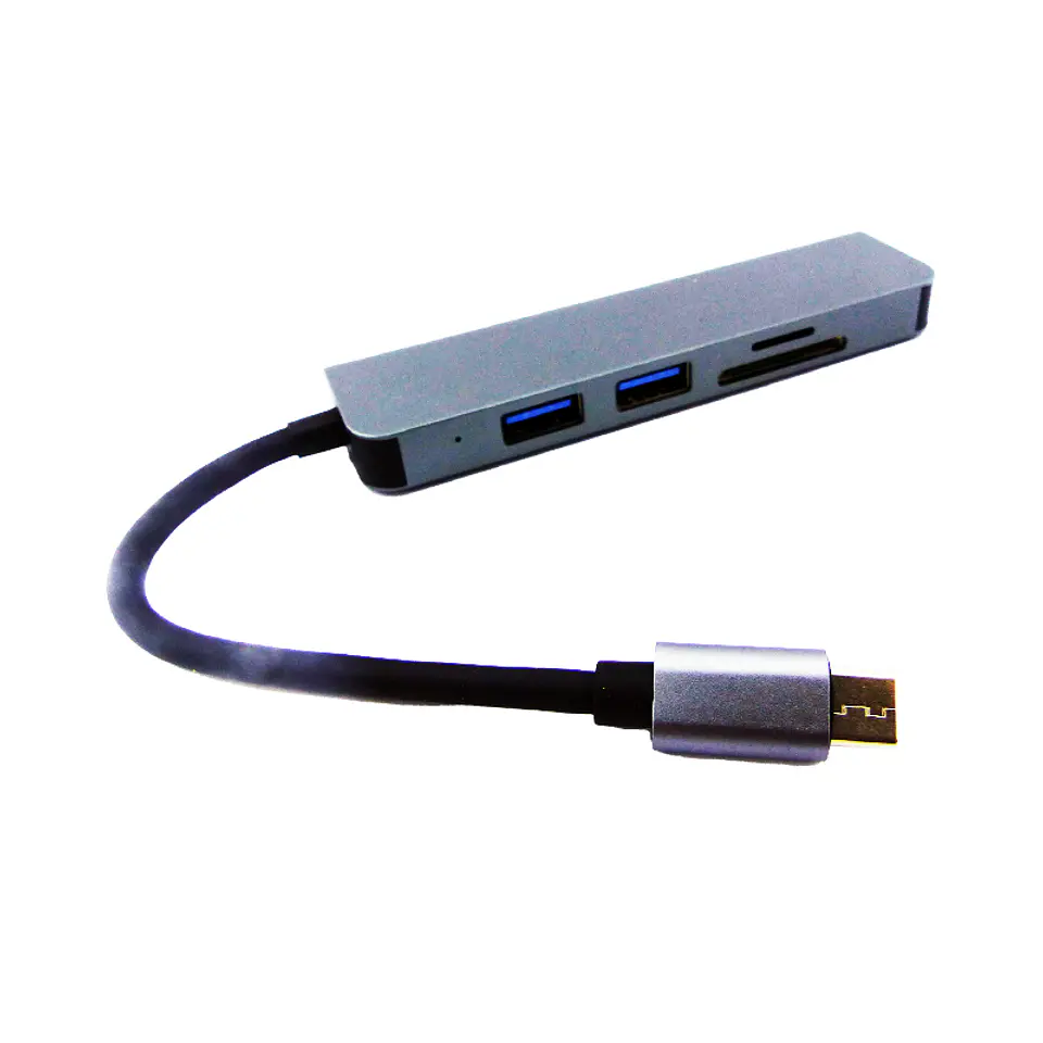 Hub Docking Usb-c Tipo C Sd/tf 3x Usb 3.0 Para Macbook Y Mac 1