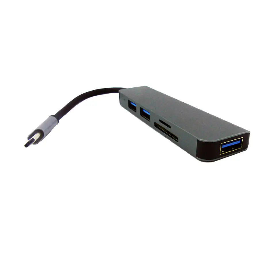 Hub Docking Usb-c Tipo C Sd/tf 3x Usb 3.0 Para Macbook Y Mac 3