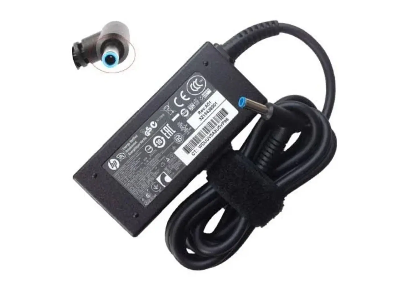 Cargador Original HP 45w 19v 2.31a Pin azul 4.5*3.0 1