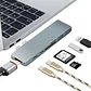 Dock Hub Usb-c 7 En 1 Hdmi 4k -2 Usb-c Sd 2 Usb Para Macbook - Miniatura 1