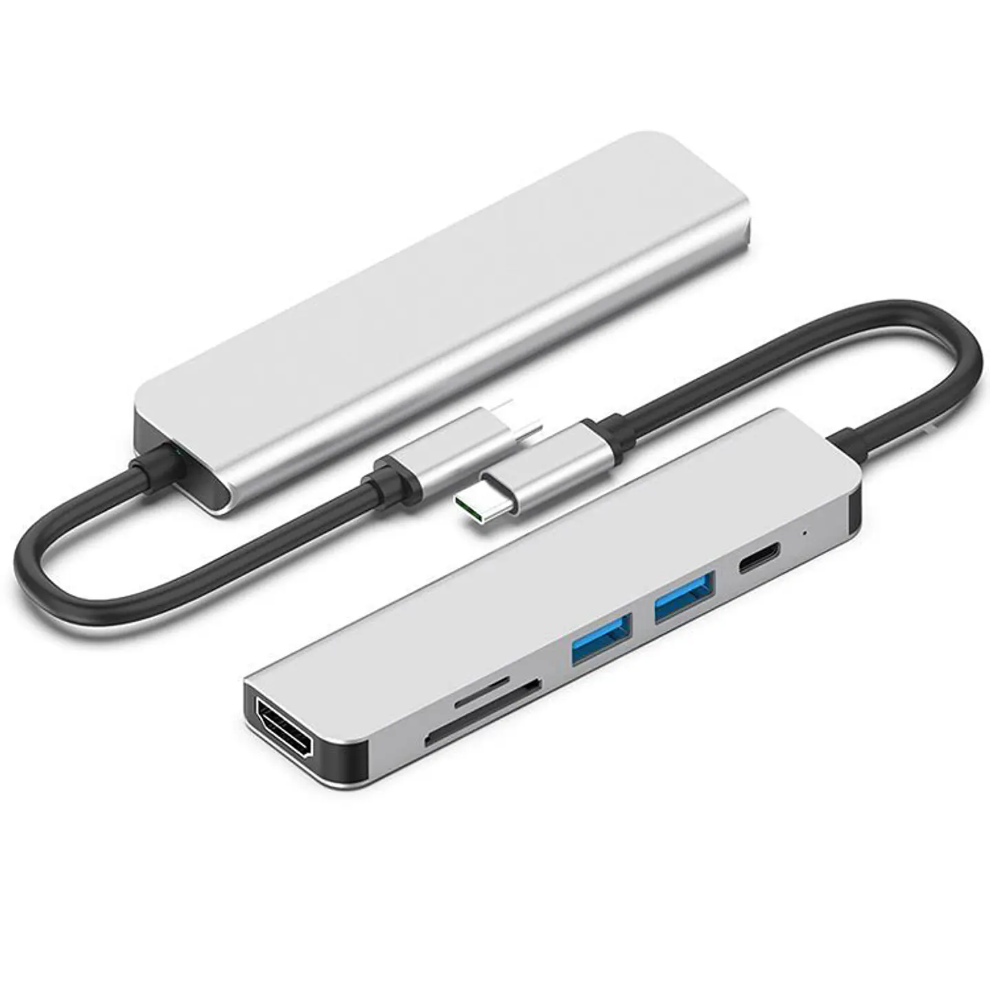 Hub Usb-c 6 en 1 con Hdmi 4k Adaptador para Macbook y Windows 3