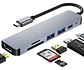 Hub Usb-c 6 en 1 con Hdmi 4k Adaptador para Macbook y Windows - Miniatura 2