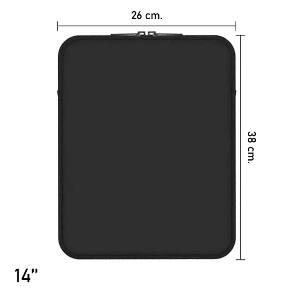 Funda De Notebook 14 Con Cierre Hp Lenovo Acer Toshiba Y Otros  2