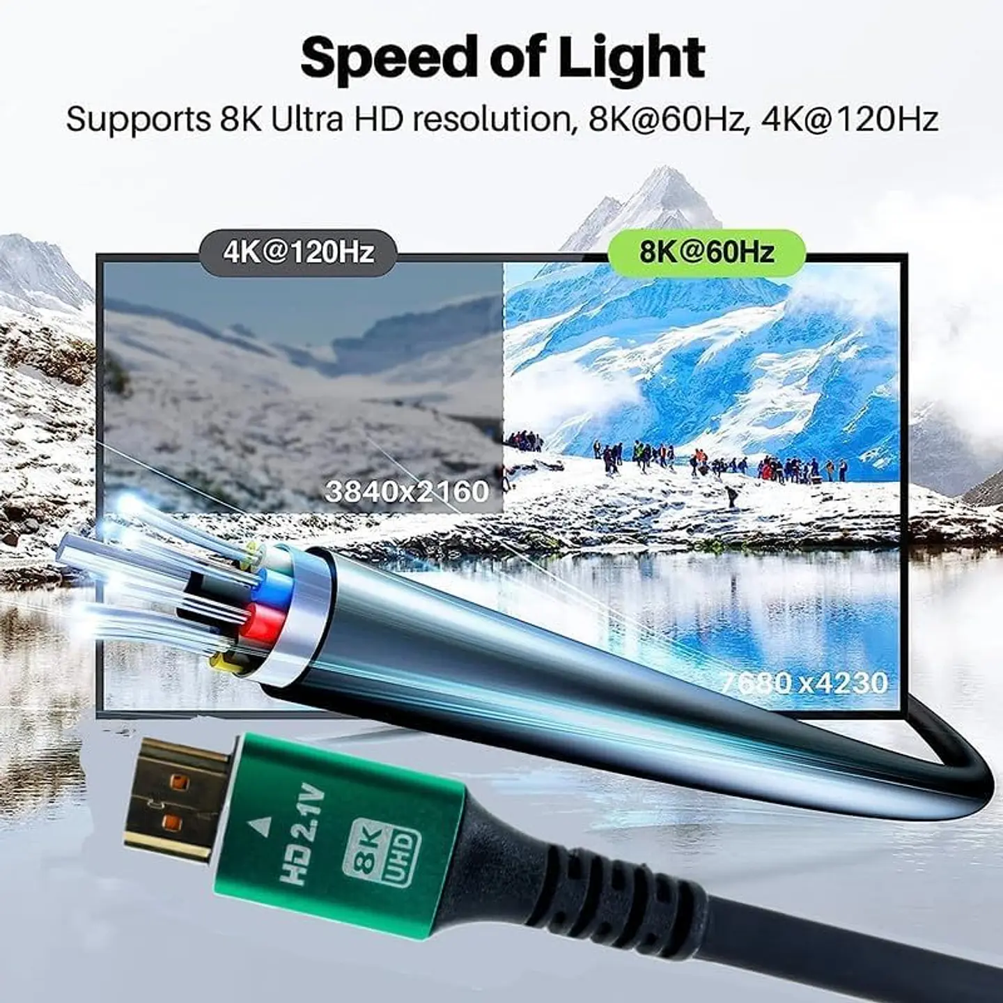 Cable Conexión HDMI v2.1 8K 1.5Metros  4